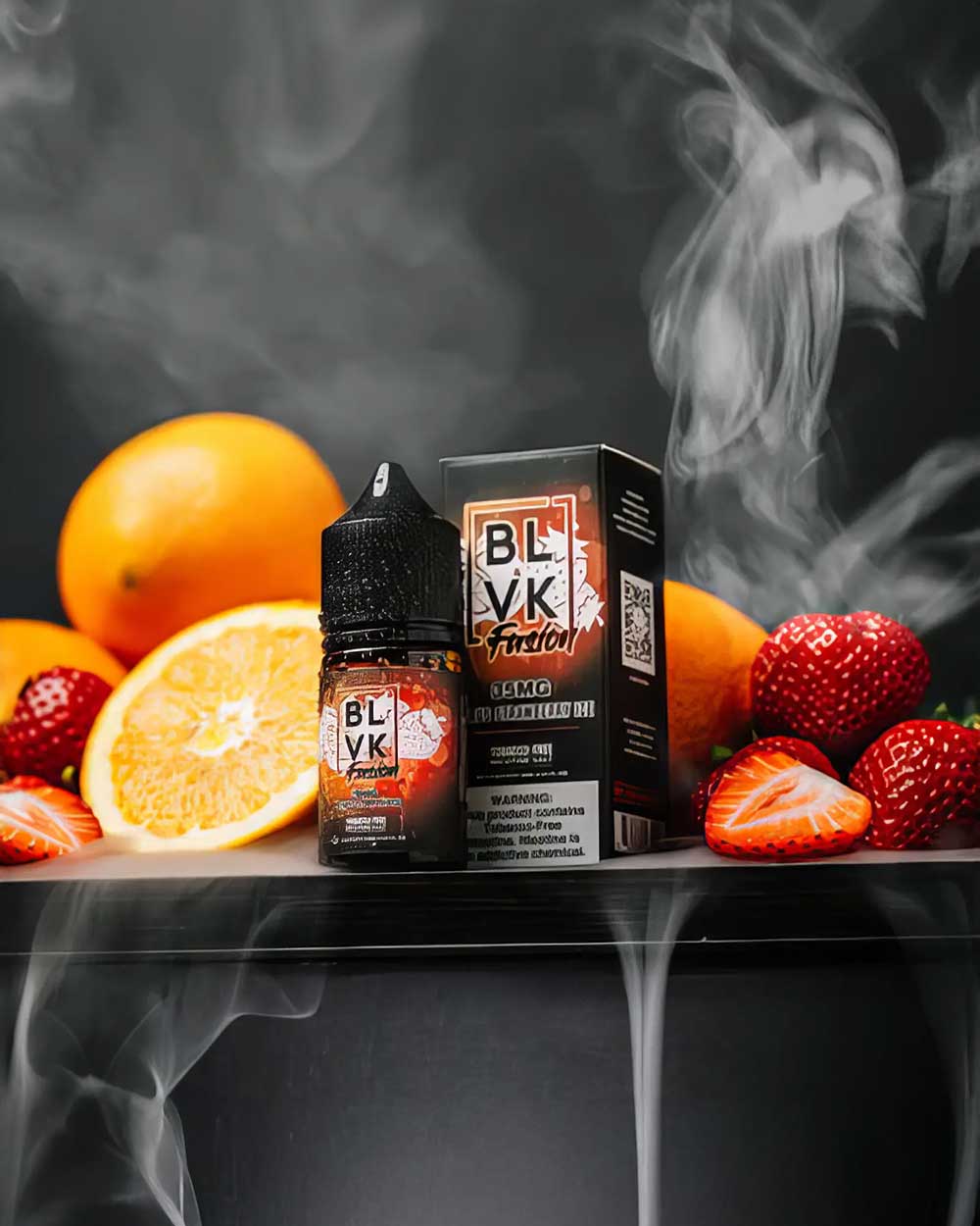 BLVK Fusion series - Nic Salt - Citrus Strawberry Ice / 35mg - Vapeando Ando vape shop