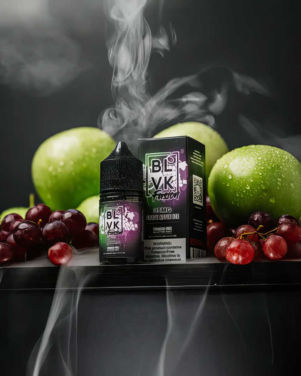 BLVK Fusion series - Nic Salt - Grape Apple Ice / 35mg - Vapeando Ando vape shop