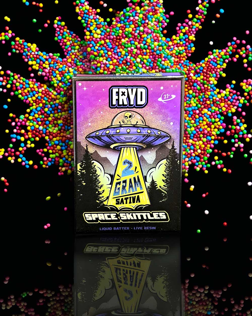 Fryd 2g - Space Skittles - Sativa - Vapeando Ando vape shop