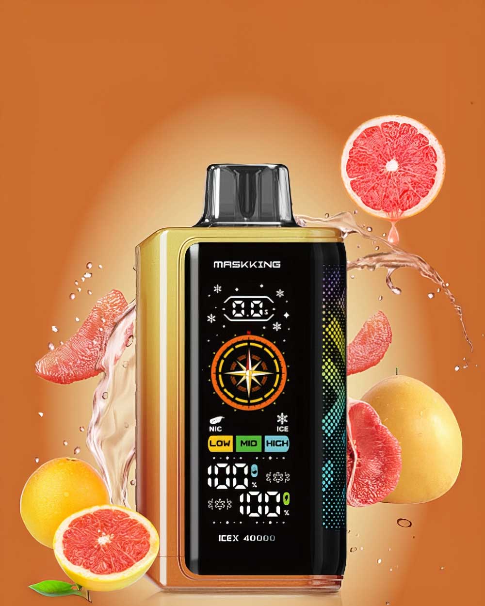 Maskking Ice X 40000 - Zesty Grapefruit - Vapeando Ando vape shop