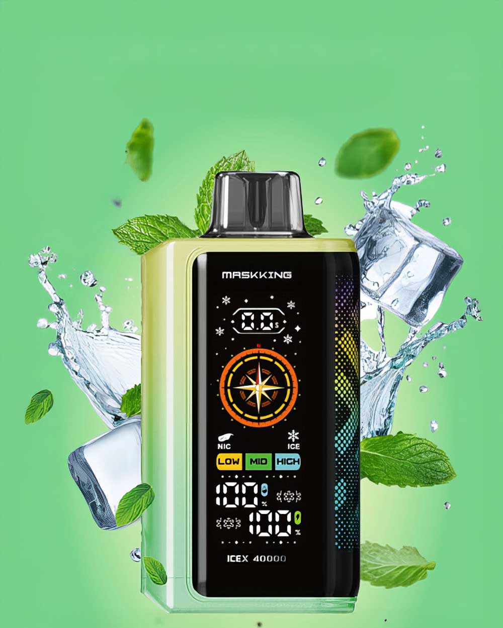 Maskking Ice X 40000 - Miami Mint - Vapeando Ando vape shop
