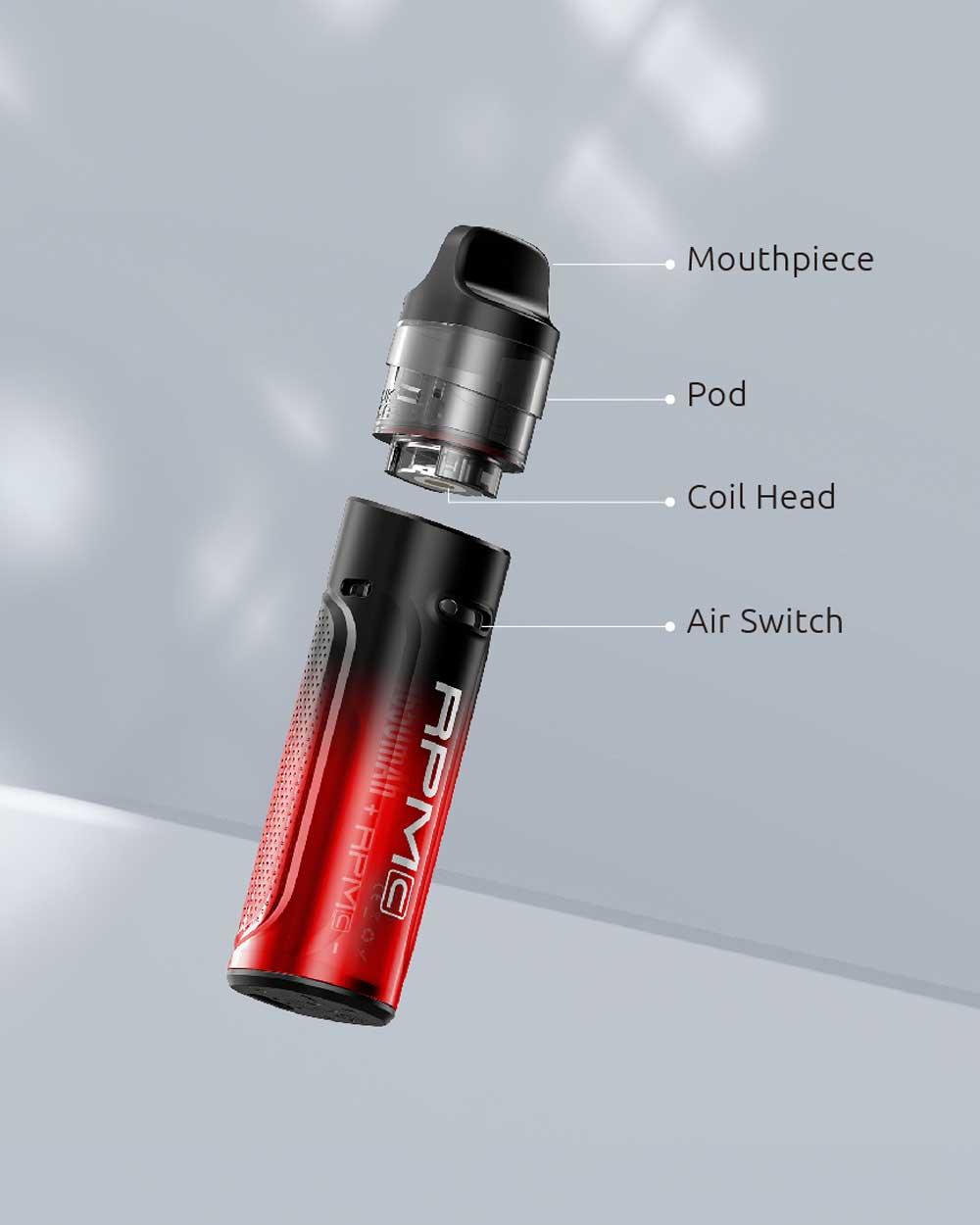 RPM C - Transparent Black - Vapeando Ando vape shop