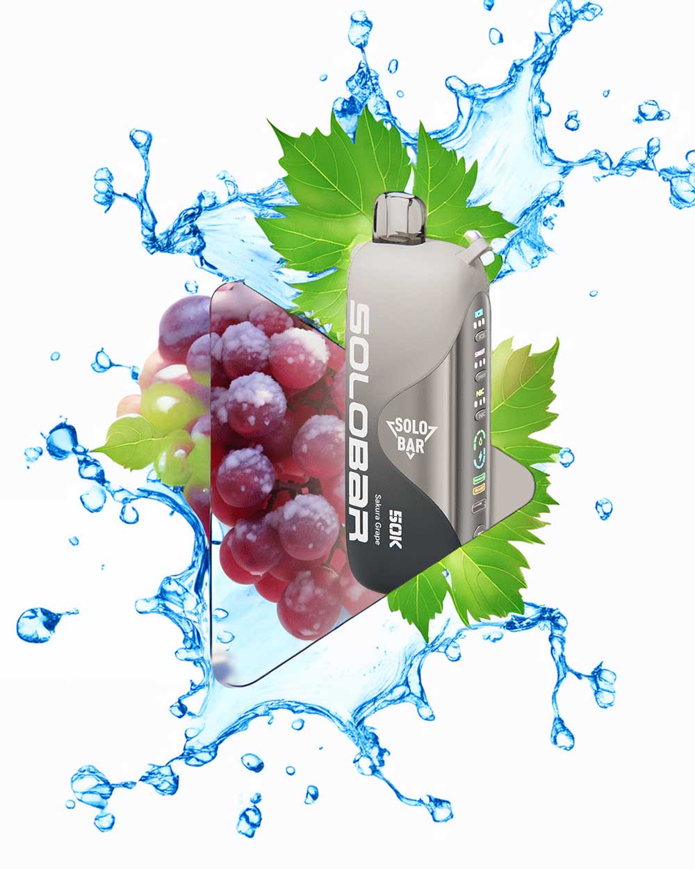 Solobar 50K - Sakura Grape - Vapeando Ando vape shop