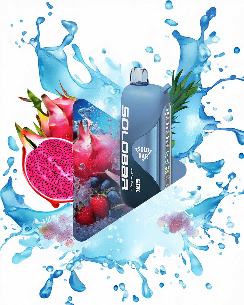 Solobar 50K - Iced Blue Dragon - Vapeando Ando vape shop