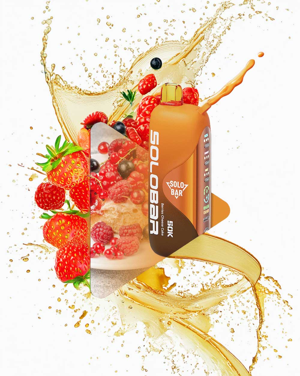 Solobar 50K - Berries Cheese Cake - Vapeando Ando vape shop