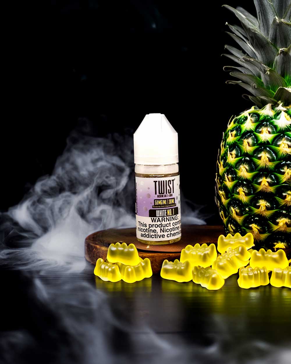 Twist 50mg - Nic salt - White No.1 - Vapeando Ando vape shop