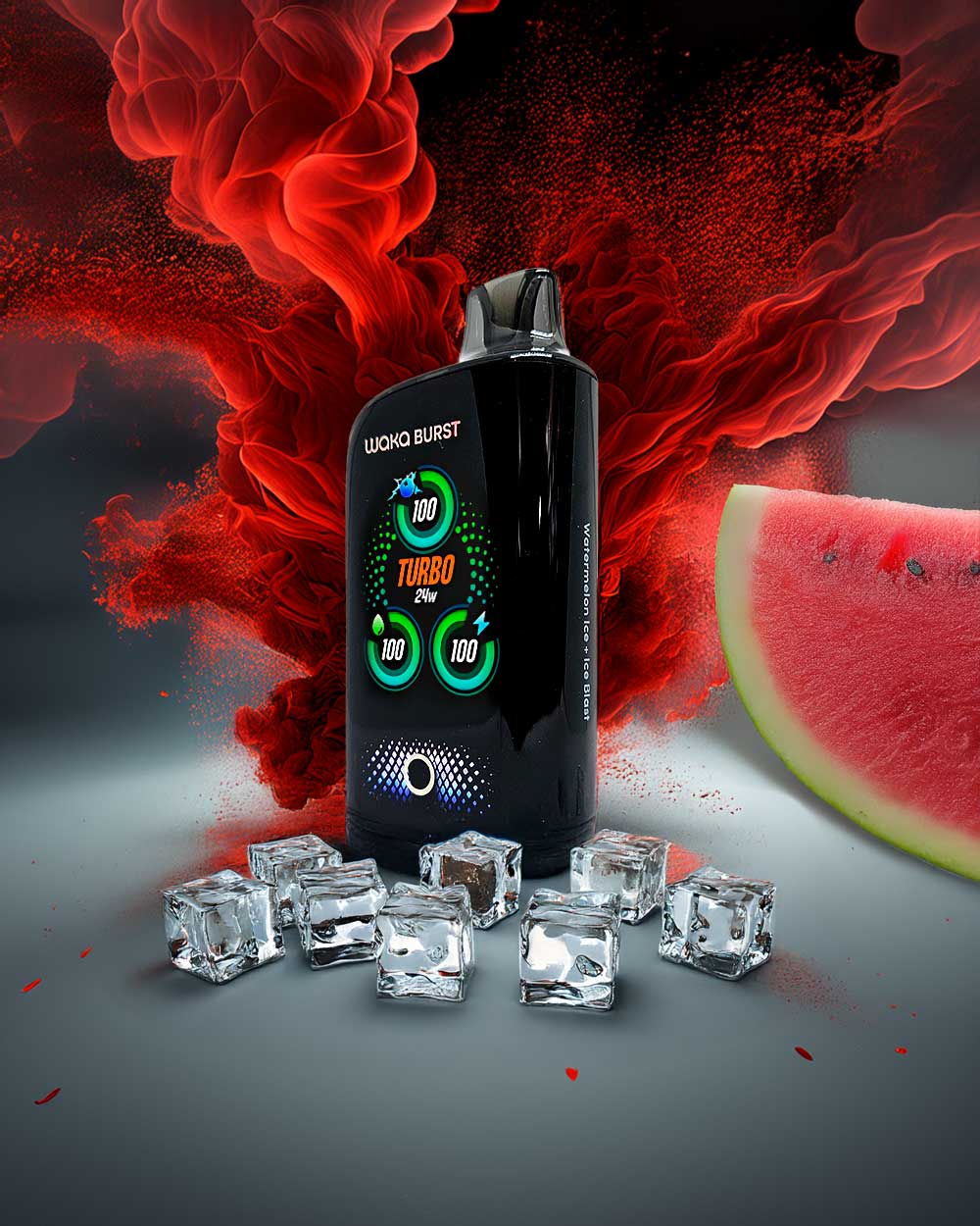 Waka Burst 36000 - Watermelon Ice - Vapeando Ando vape shop