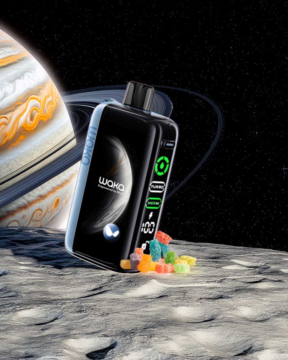Waka Jupiter 50000 - Sour Fruit Gummy - Vapeando Ando vape shop