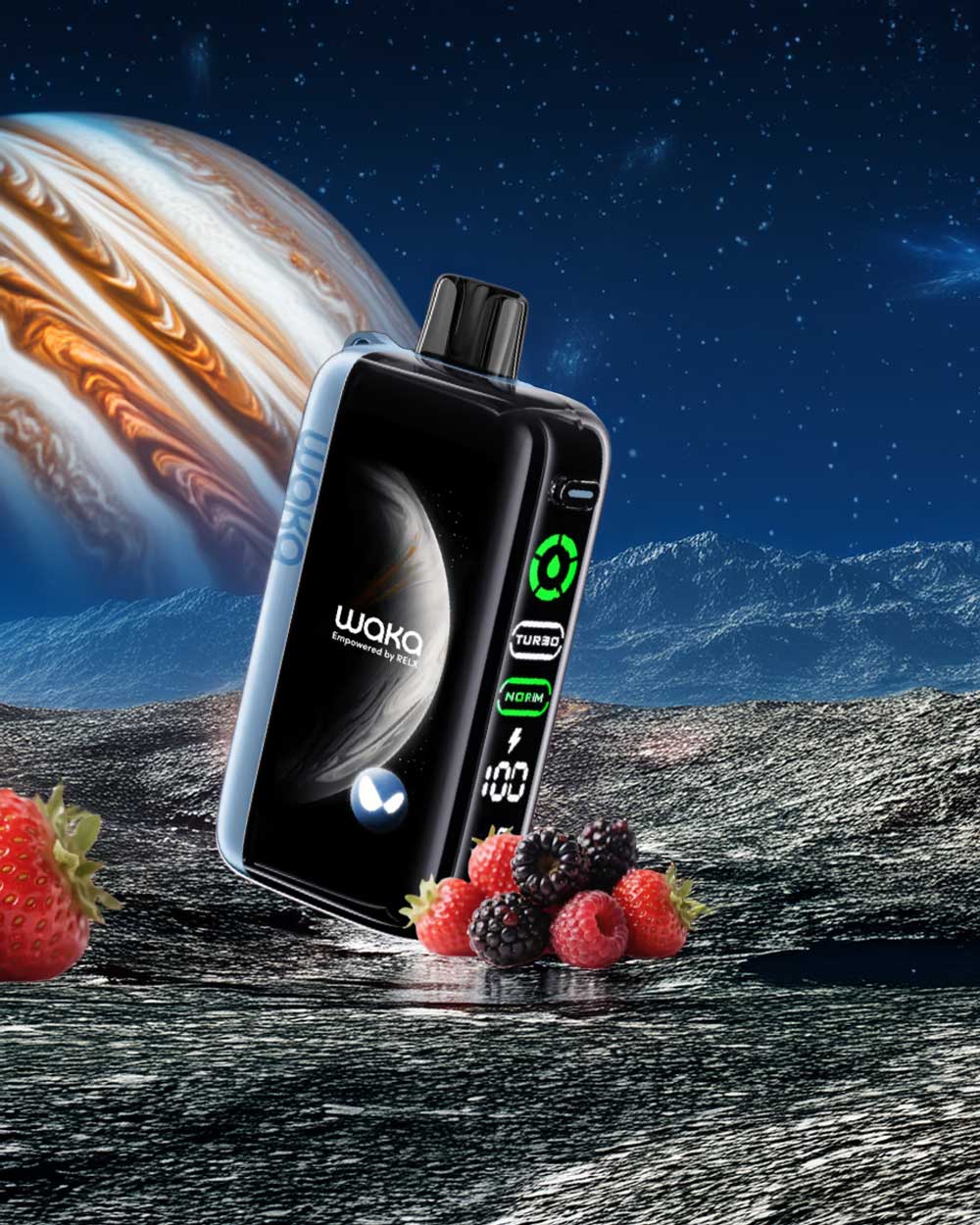 Waka Jupiter 50000 - Triple Berry - Vapeando Ando vape shop