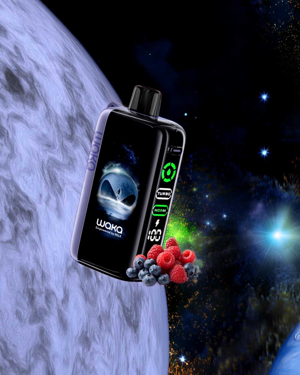 Waka Jupiter 50000 - Blueberry Raspberry - Vapeando Ando vape shop