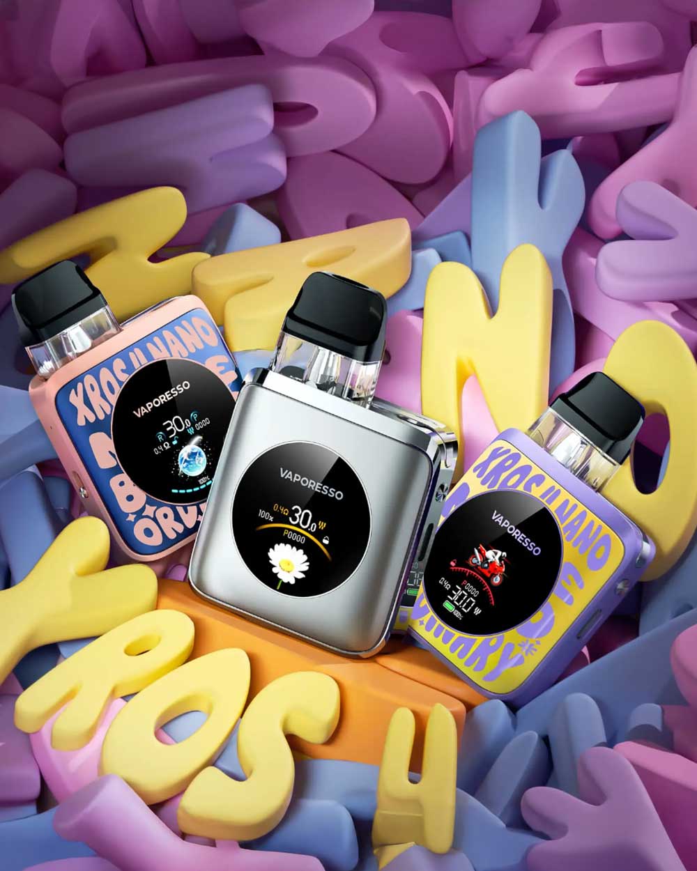 Xros 4 nano - Graphite Black - Vapeando Ando vape shop