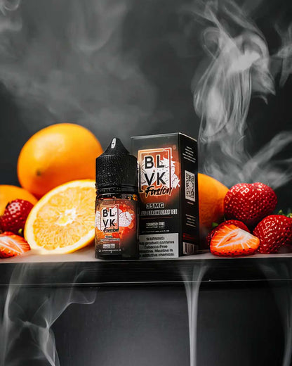 BLVK Fusion series - Nic Salt - Citrus Strawberry Ice / 35mg - Vapeando Ando vape shop