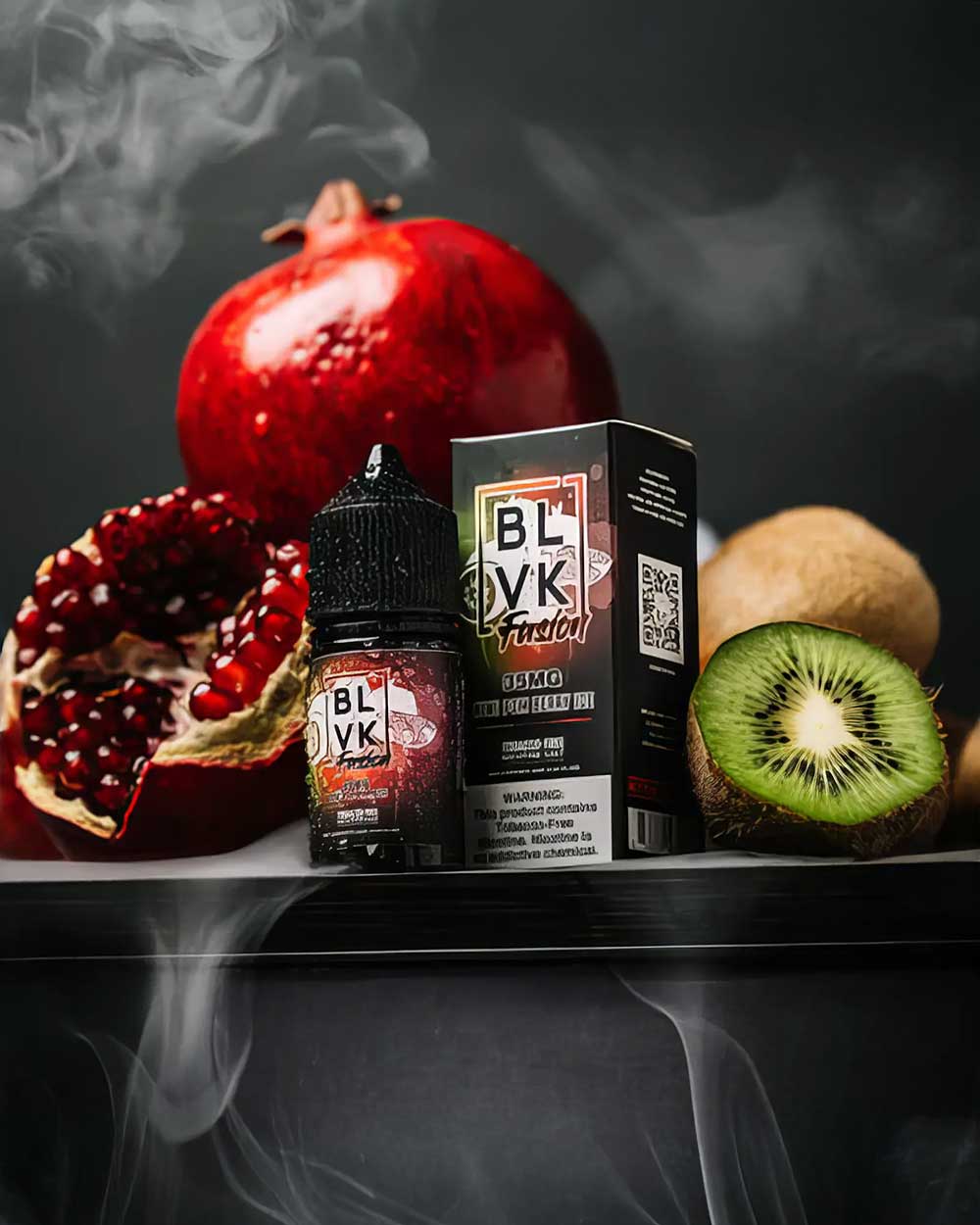 BLVK Fusion series - Nic Salt - Kiwi Pom Berry Ice / 35mg - Vapeando Ando vape shop
