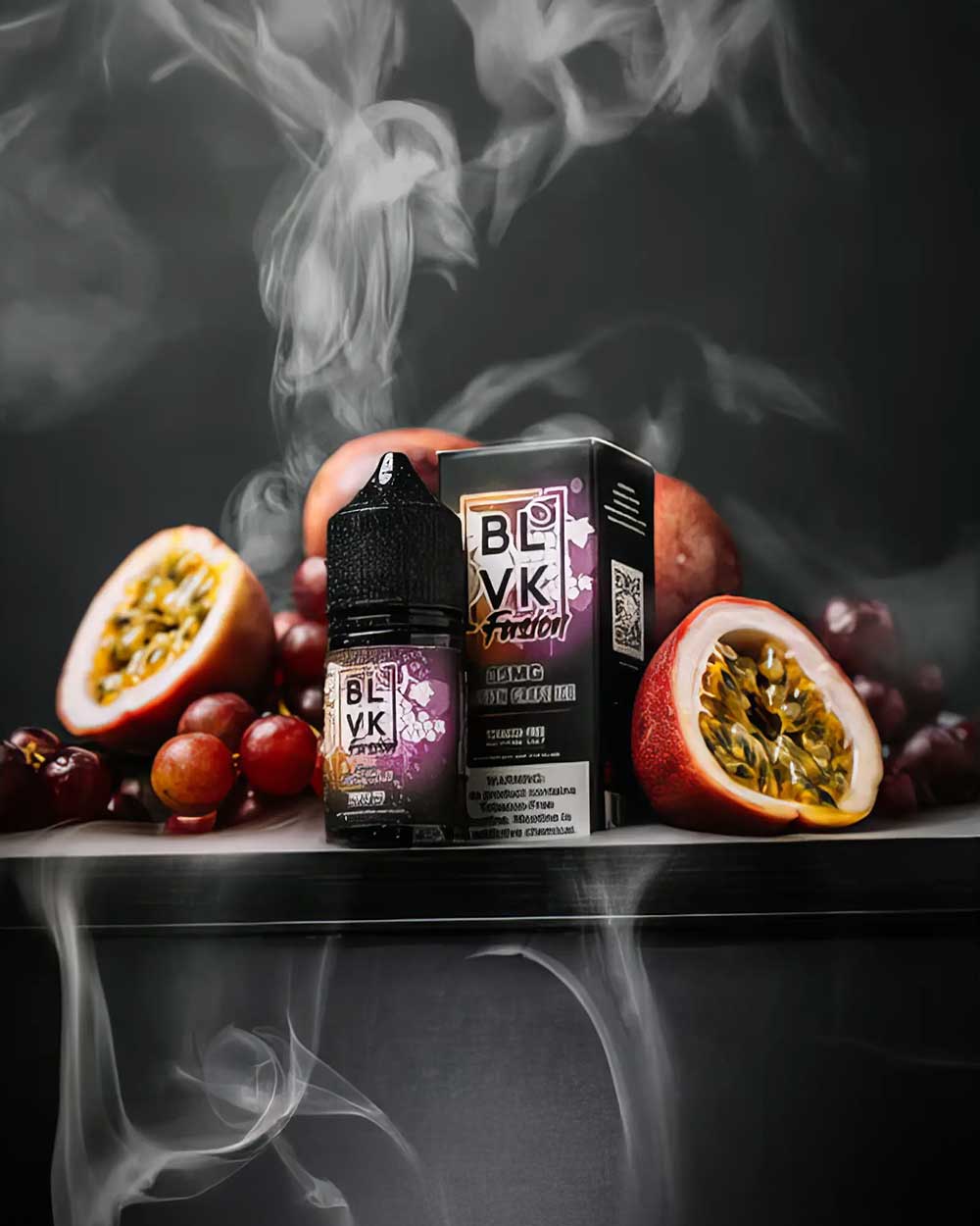 BLVK Fusion series - Nic Salt - Passion Grape Ice / 35mg - Vapeando Ando vape shop