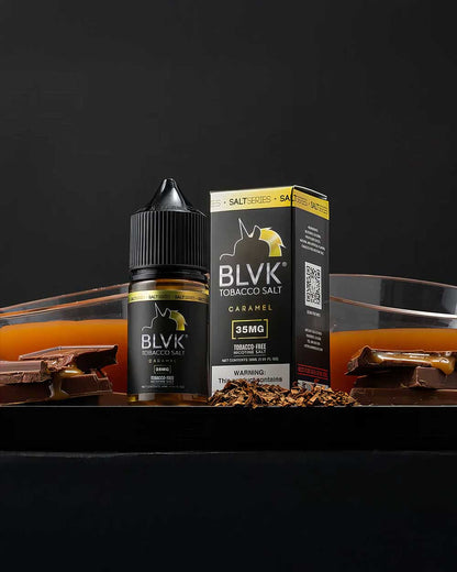 BLVK Tobacco series - Nic Salt - Sweet Caramel Tobacco / 35mg - Vapeando Ando vape shop