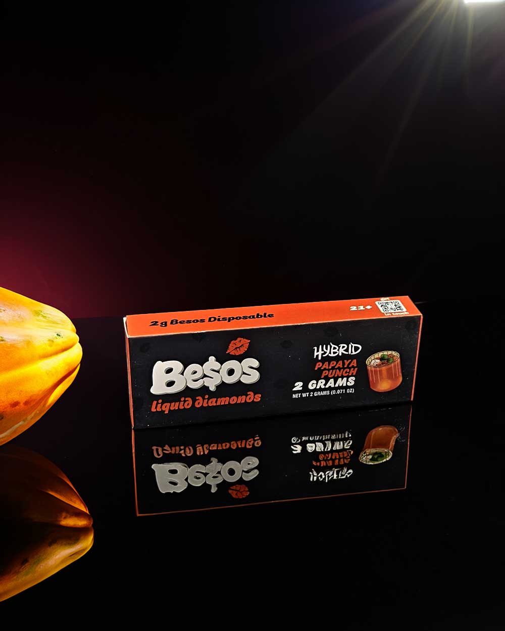 Besos 2g - Papaya Punch / Hybrid - Vapeando Ando vape shop