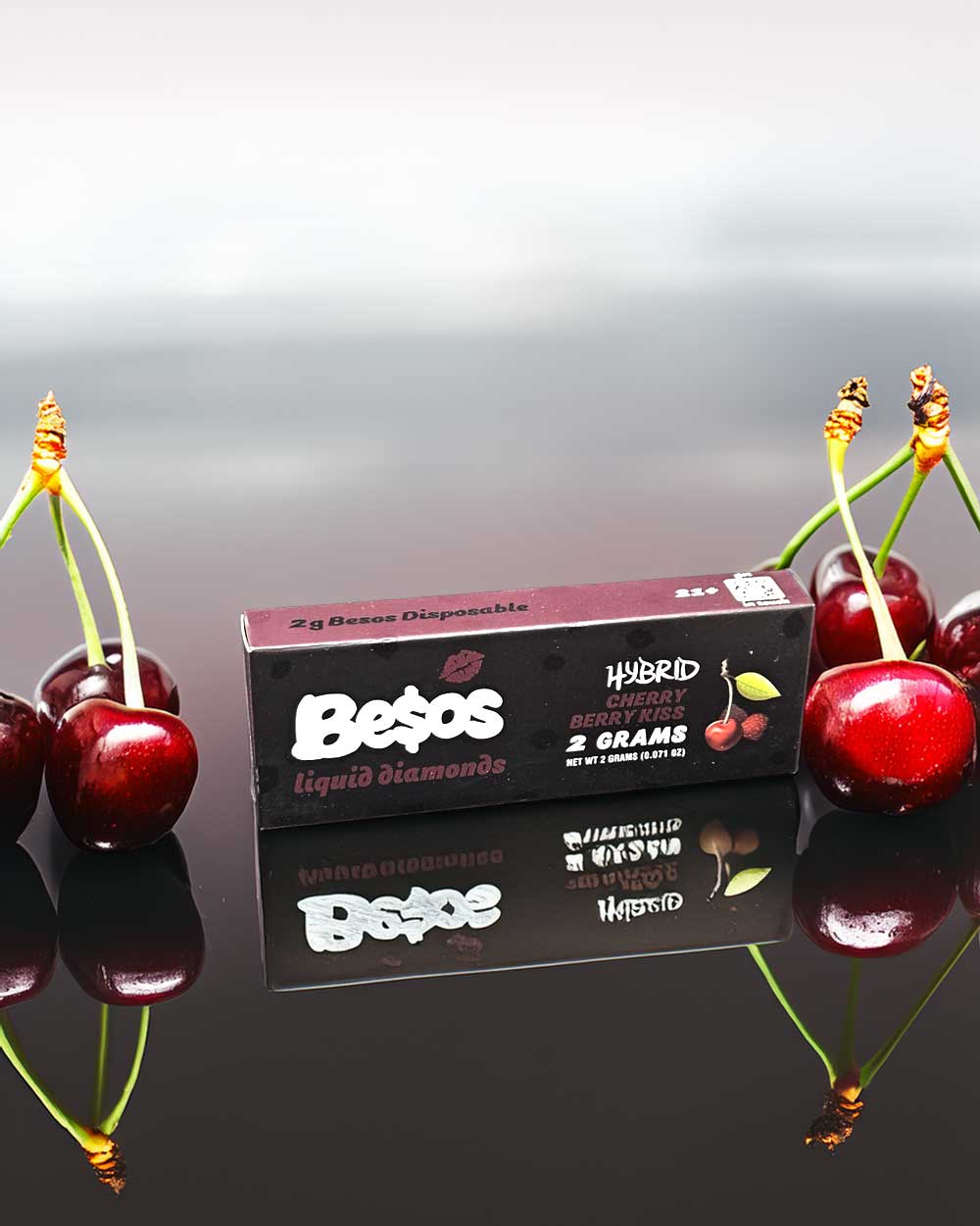 Besos 2g - Cherry Berry Kiss/ Hybrid - Vapeando Ando vape shop