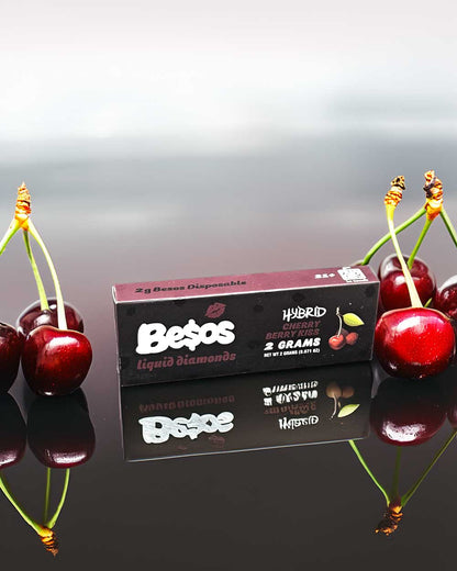 Besos 2g - Cherry Berry Kiss/ Hybrid - Vapeando Ando vape shop