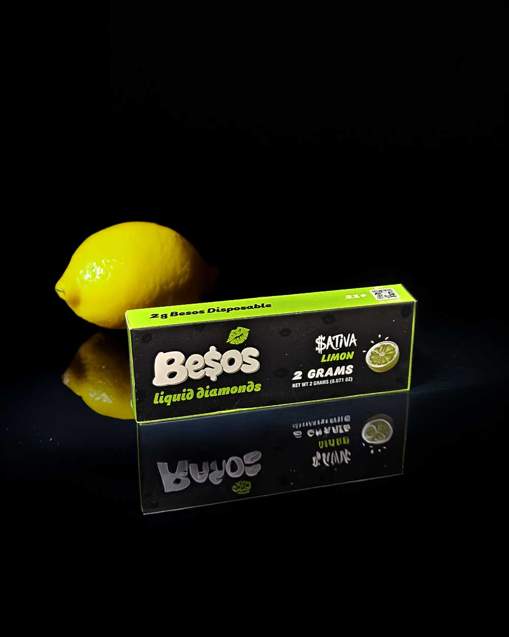 Besos 2g - Limon / Sativa - Vapeando Ando vape shop