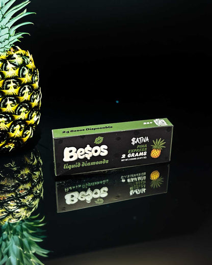 Besos 2g - Piña Express / Sativa - Vapeando Ando vape shop