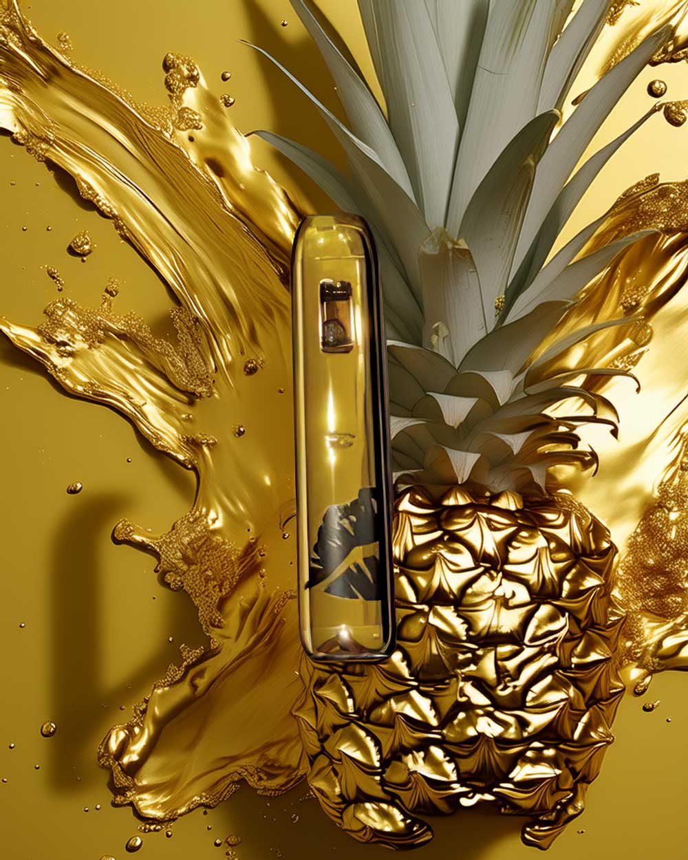 Besos 2g Gold edition - Agua de Pina - Indica - Vapeando Ando vape shop