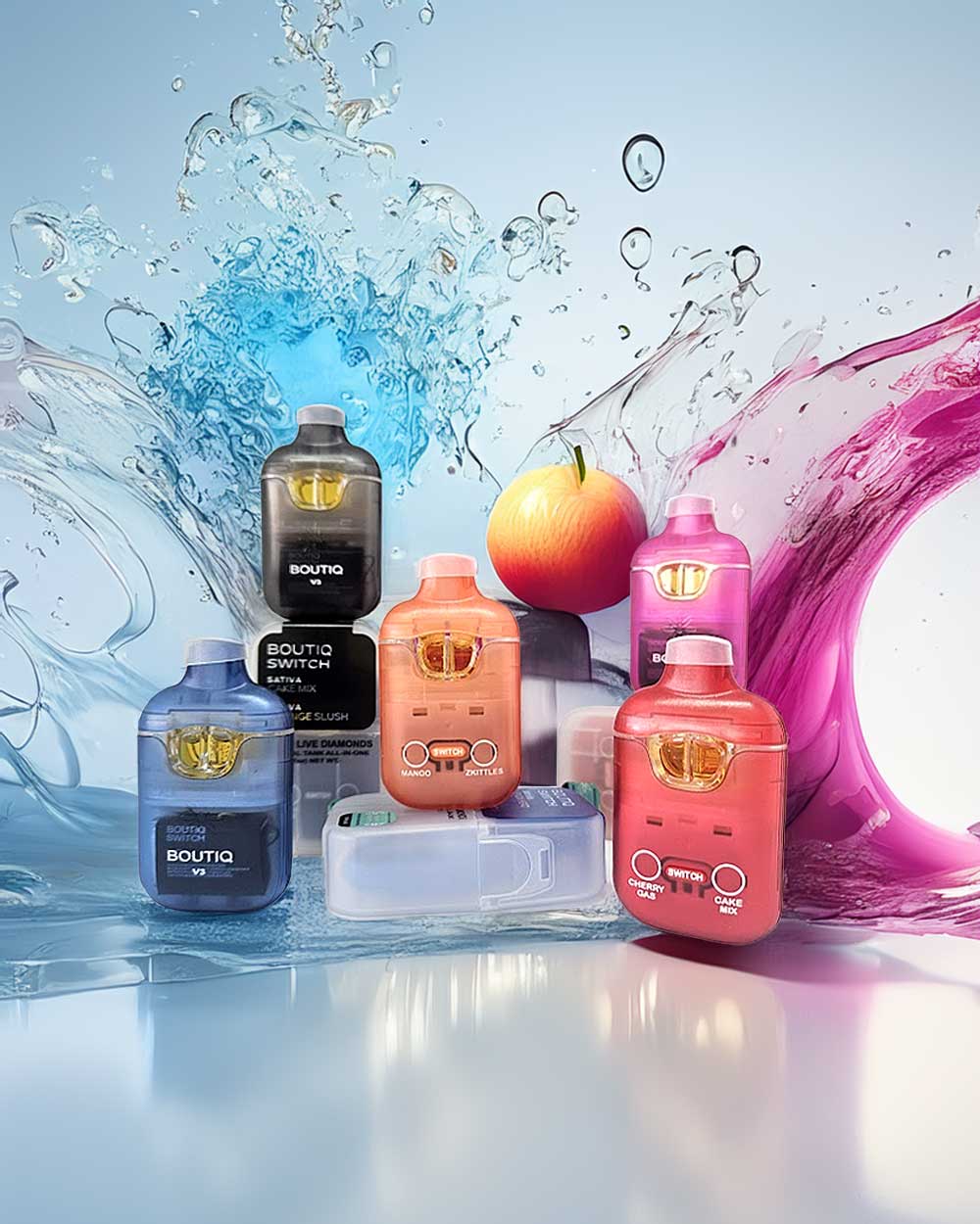 Boutiq Switch v4 2g - Hybrid/RS11 - Hybrid/Pink Guava - Vapeando Ando vape shop