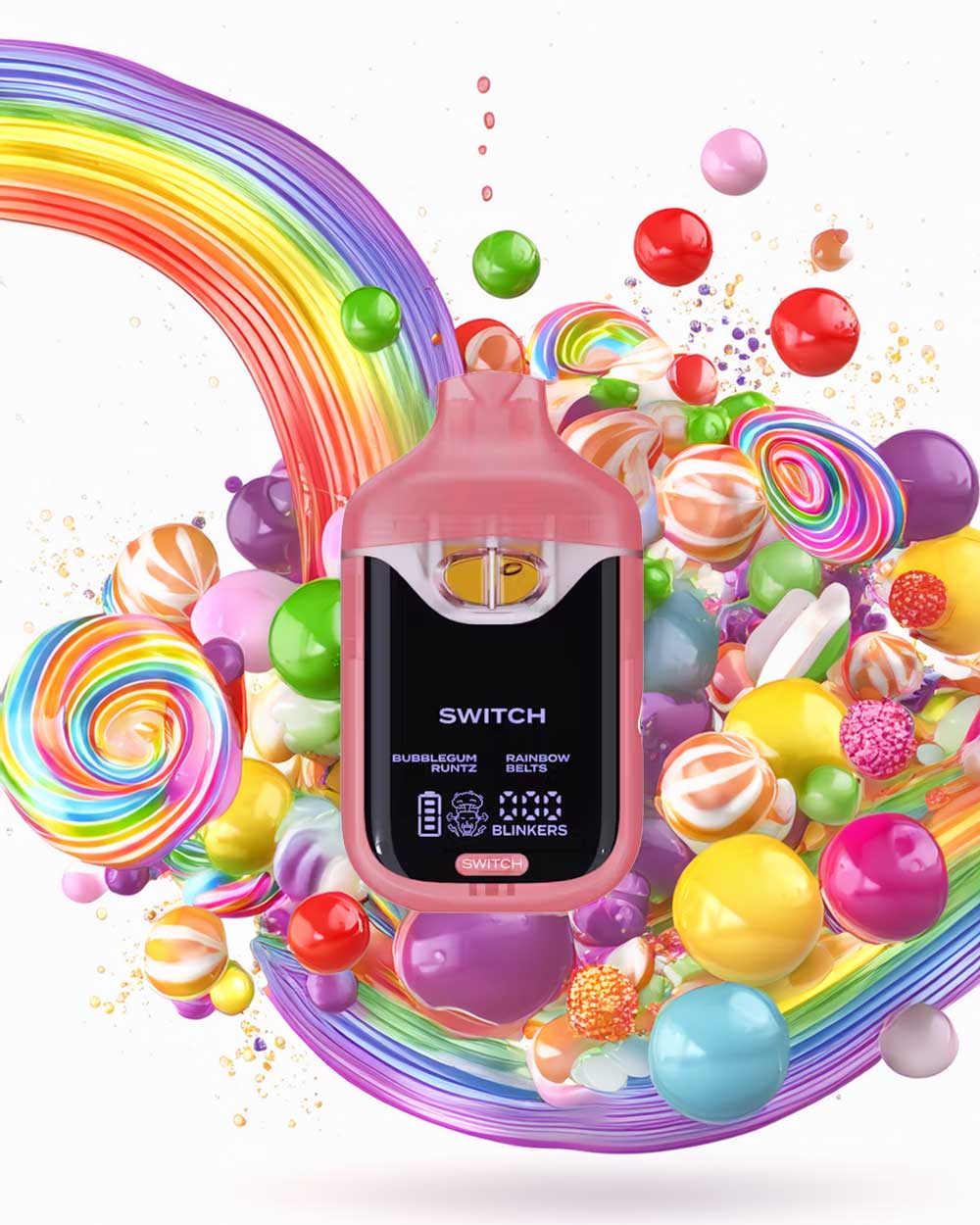 Boutiq Switch v4 2g - Indica/Bubblegum Rutz - Indica/Rainbow Belts - Vapeando Ando vape shop