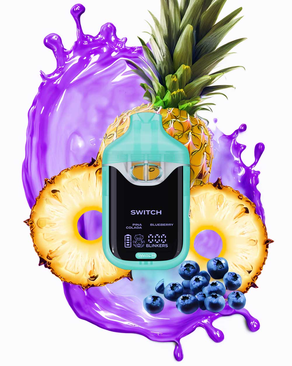 Boutiq Switch v4 2g - Sativa/Pina Colada - Indica/Blueberry - Vapeando Ando vape shop