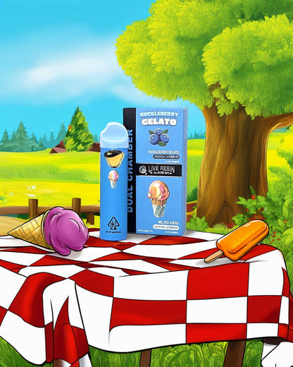 Cookies Vape 2g dos cepas - Huckleberry Gelato/Indica - Melted Shreb/Sativa - Vapeando Ando vape shop