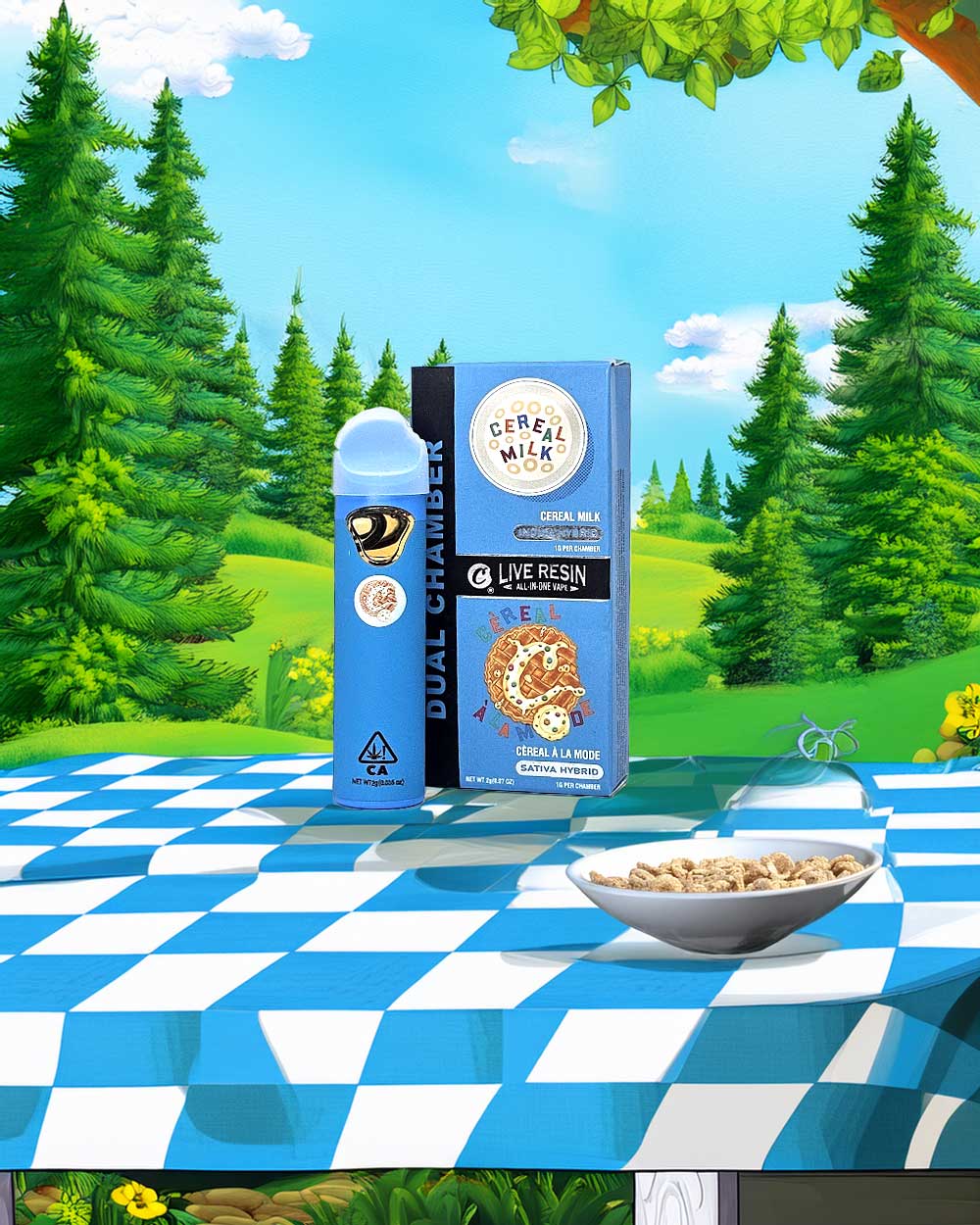 Cookies Vape 2g dos cepas - Cereal Milk/Indica - Cereal a la Mode/Sativa - Vapeando Ando vape shop