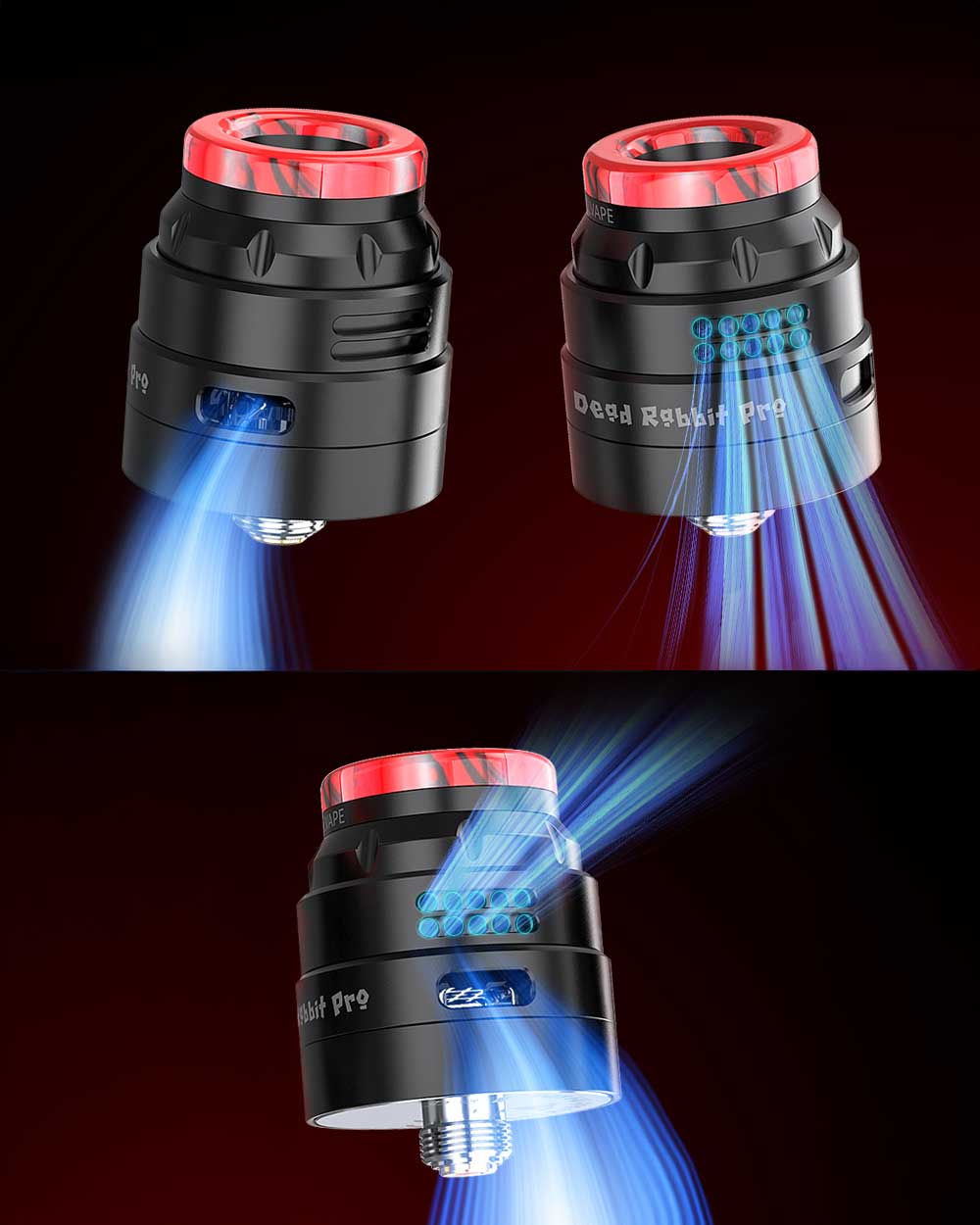 Dead Rabbit Pro RDA - Black - Vapeando Ando vape shop