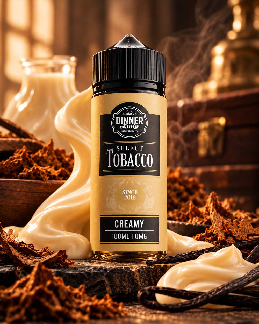 Dinner Lady Select Tobacco 100ml - Cuban - Vapeando Ando vape shop