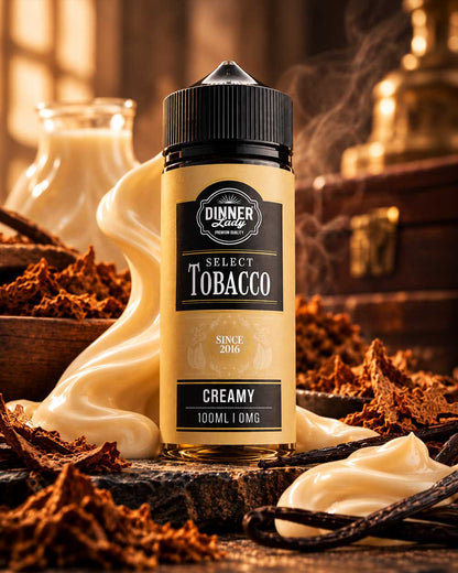 Dinner Lady Select Tobacco 100ml - Cuban - Vapeando Ando vape shop