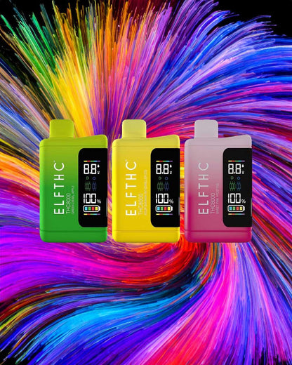 ELFTHC THC8000 - Grandaddy Rainbow Belts (Phantom/Hybrid) - Vapeando Ando vape shop