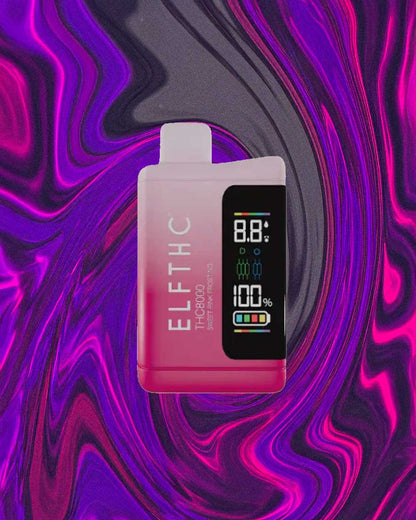 ELFTHC THC8000 - Sweet Pink Frosting (Spectre/Hybrid) - Vapeando Ando vape shop