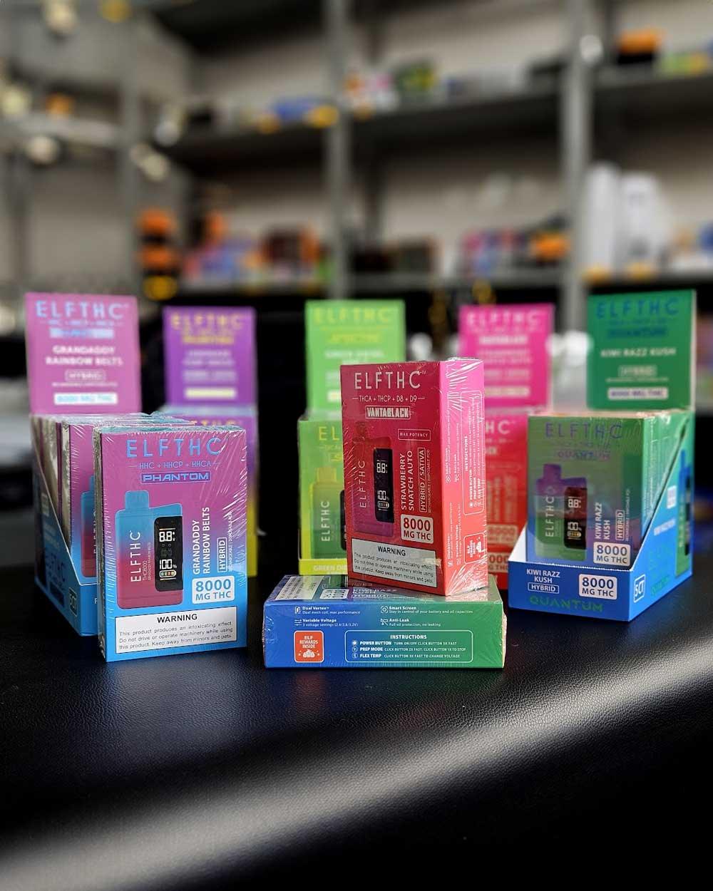 ELFTHC THC8000 - Grandaddy Rainbow Belts (Phantom/Hybrid) - Vapeando Ando vape shop