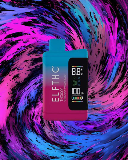 ELFTHC THC8000 - Grandaddy Rainbow Belts (Phantom/Hybrid) - Vapeando Ando vape shop