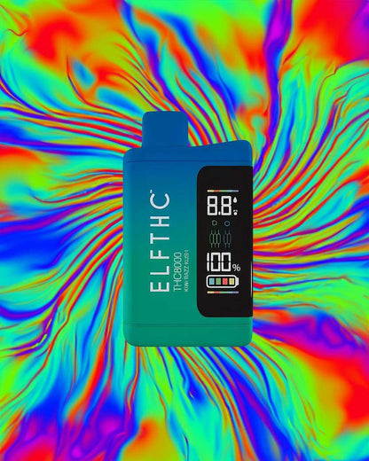 ELFTHC THC8000 - Kiwi Razz Kush (Quantum/Hybrid) - Vapeando Ando vape shop
