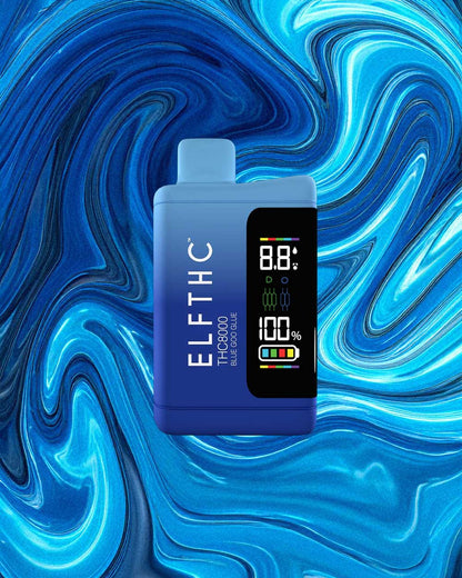 ELFTHC THC8000 - Blue Goo Glue (Vantablack/Indica) - Vapeando Ando vape shop