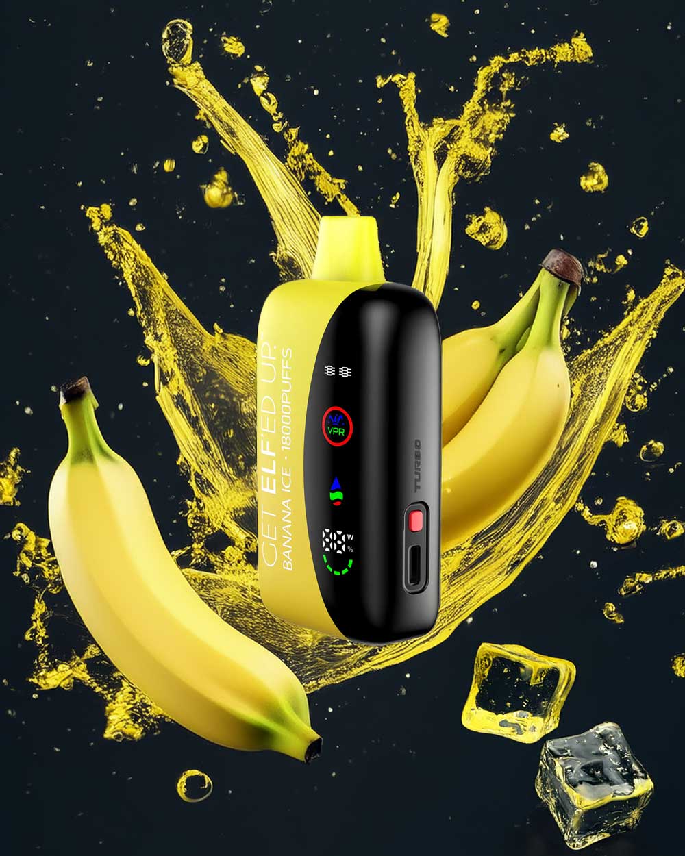 ELFVPR VPR18000 - Banana Ice - Vapeando Ando vape shop