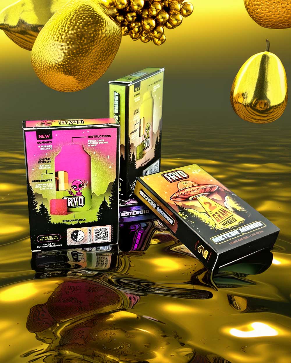 Fryd 2g - Asteroid Berry - Hybrid - Vapeando Ando vape shop