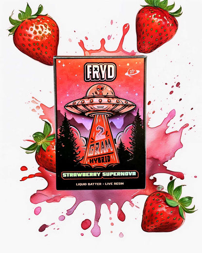 Fryd 2g - Strawberry Supernova - Hybrid - Vapeando Ando vape shop