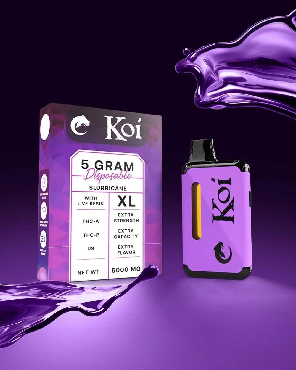 KOI 5 Gram THC - Cherry Gelato - Vapeando Ando vape shop