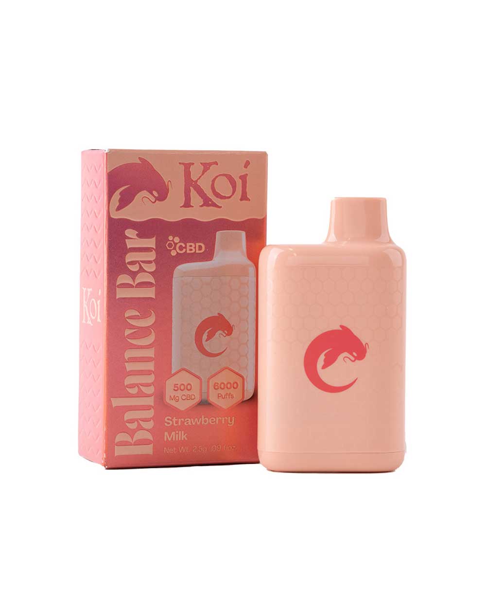 KOI Balance Bar CBD - Strawberry Milk - Vapeando Ando vape shop