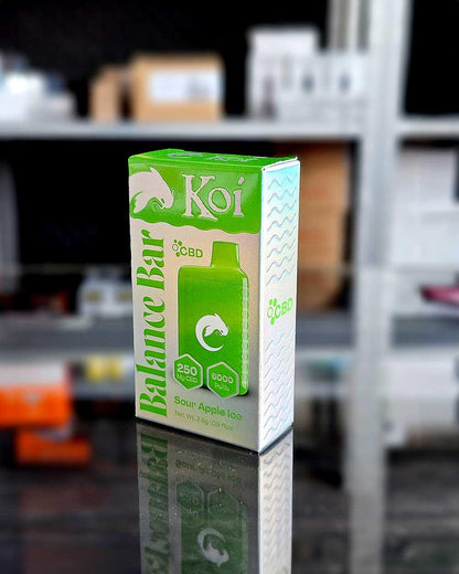KOI Balance Bar CBD - Sour Apple Ice - Vapeando Ando vape shop
