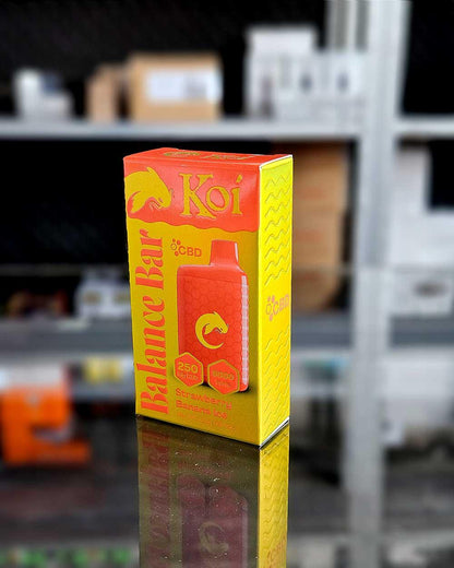 KOI Balance Bar CBD - Strawberry Banana Ice - Vapeando Ando vape shop