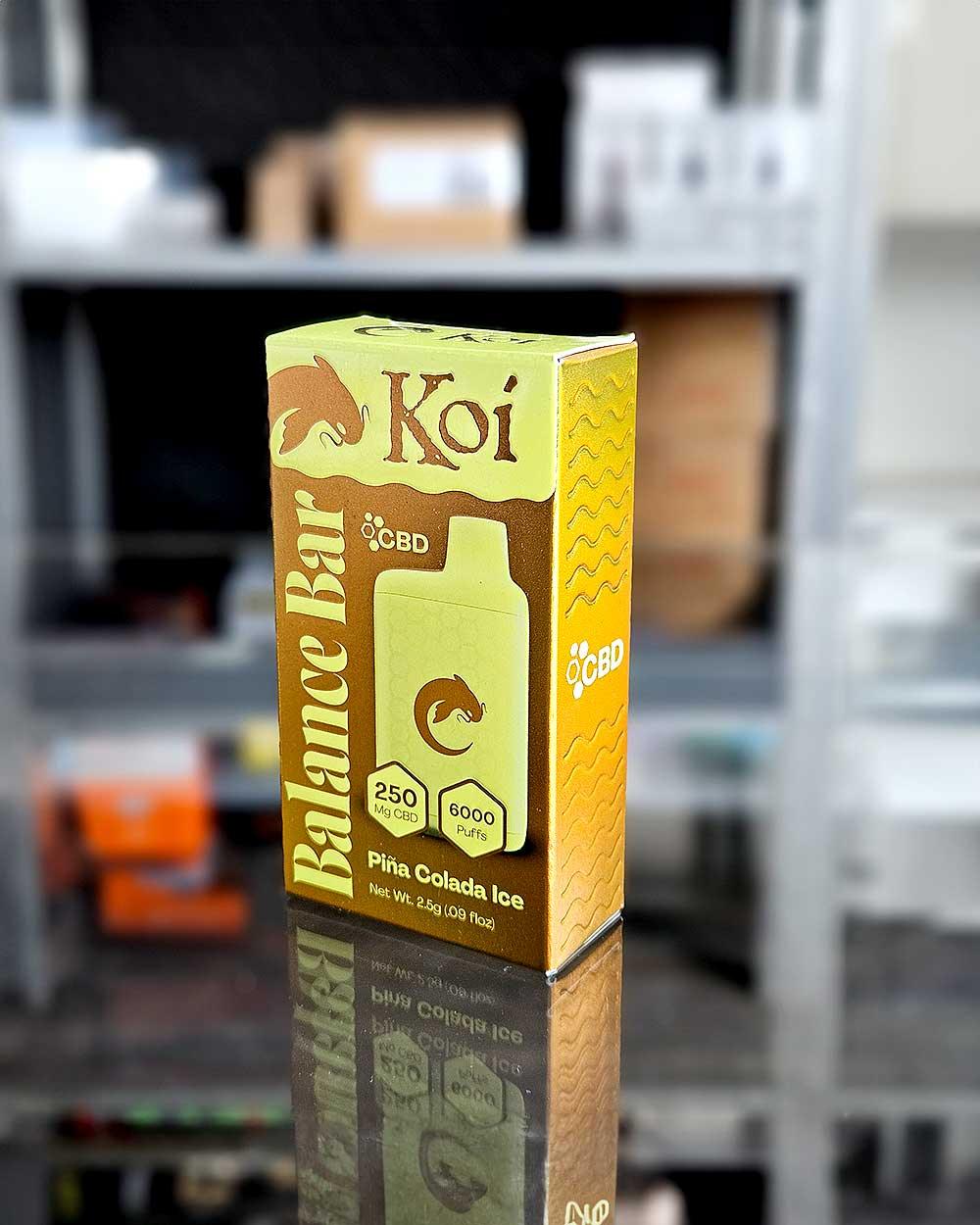 KOI Balance Bar CBD - Pina Colada Ice - Vapeando Ando vape shop