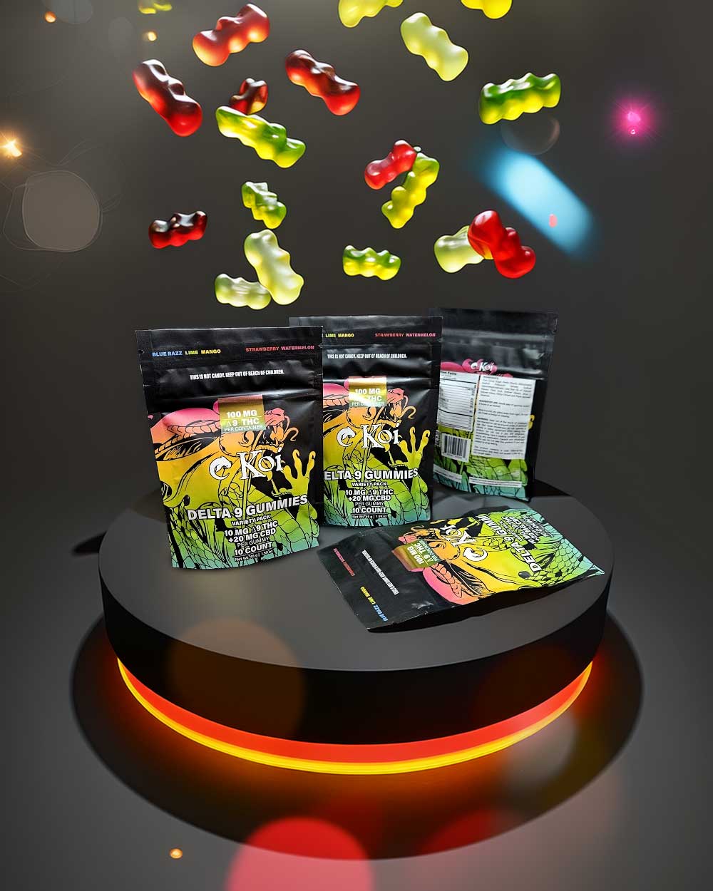 KOI Delta 9 THC Gummies - Default Title - Vapeando Ando vape shop