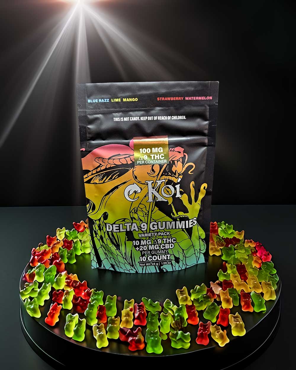 KOI Delta 9 THC Gummies - Default Title - Vapeando Ando vape shop