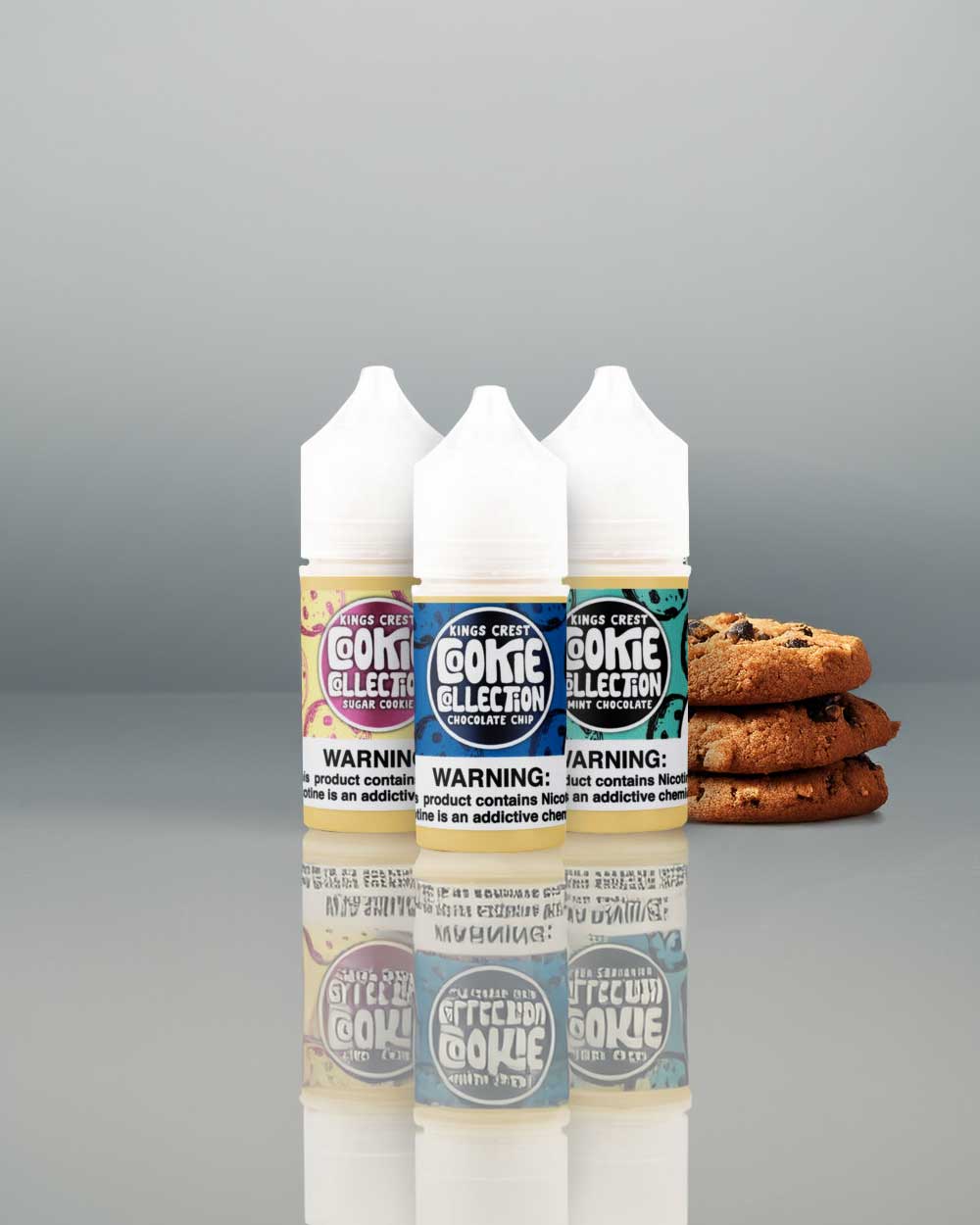 Kings Crest Cookies - Salt Nic - Chocolate Chip / 35mg - Vapeando Ando vape shop